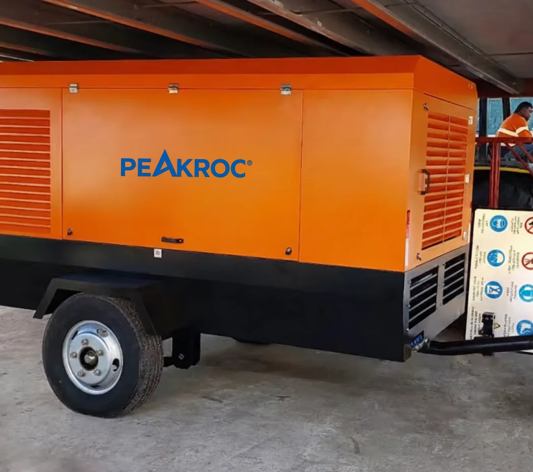 10 m³/min 10 bar Portable Diesel Air Compressor for Drilling-Mining-Pipeline