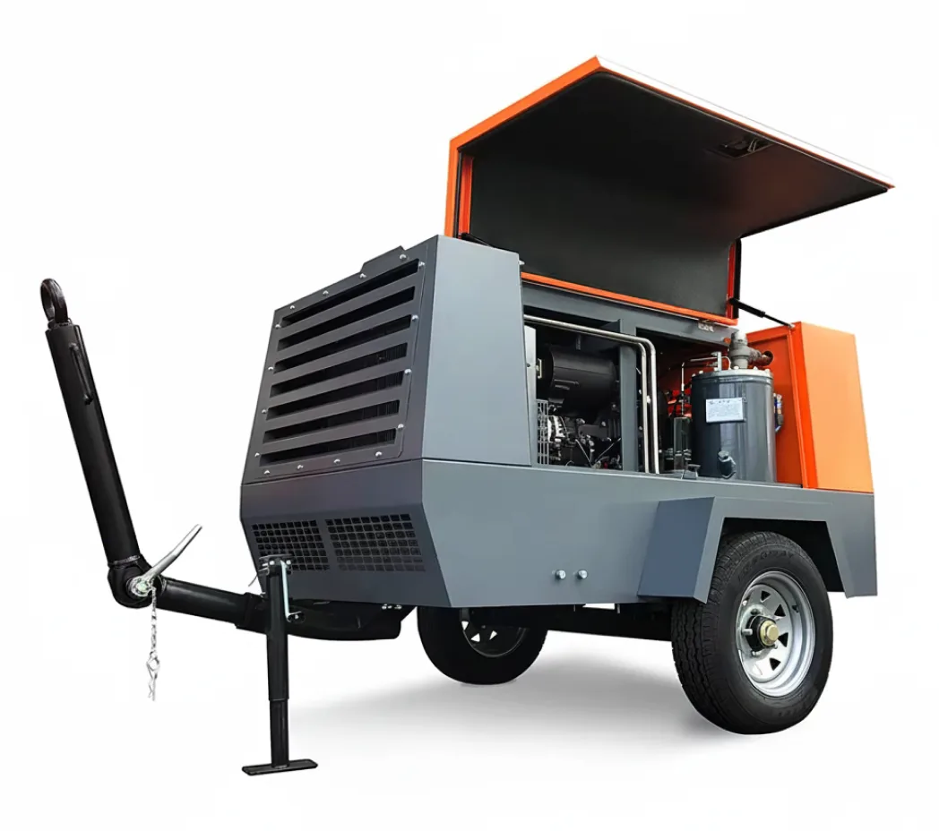 10 m³/min 8 bar low pressure Portable Diesel Air Compressor for Construction