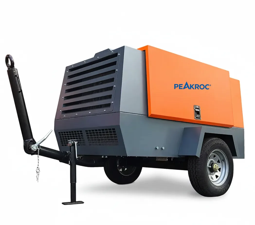 10 m³/min 8 bar low pressure Portable Diesel Air Compressor for Construction