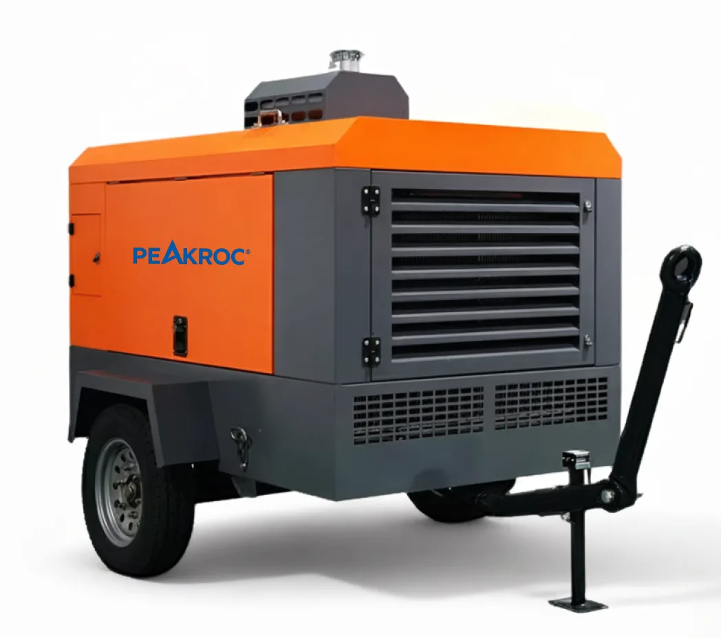 12 m³/min 7 bar Portable Diesel Air Compressor for Drilling and Sandblasting