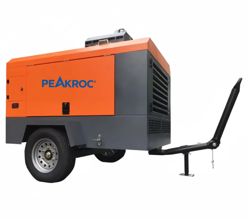 12 m³/min 7 bar Portable Diesel Air Compressor for Drilling and Sandblasting
