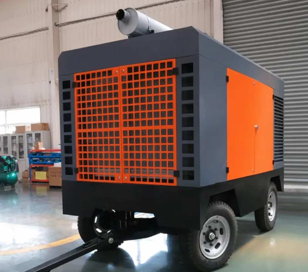 12 m³/min 8 bar Portable Diesel Air Compressor for Drilling and Mining