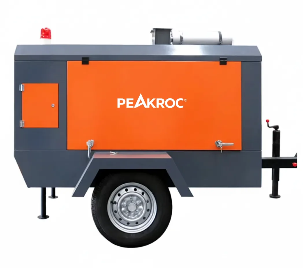 12 m³/min 8 bar Portable Diesel Air Compressor for Drilling and Mining