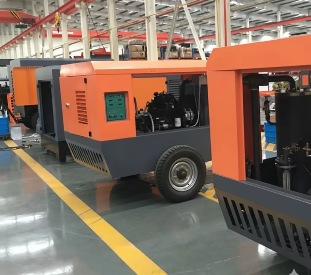 13 m³/min 13 bar Portable Diesel Air Compressor for Drilling-Mining-Blasting