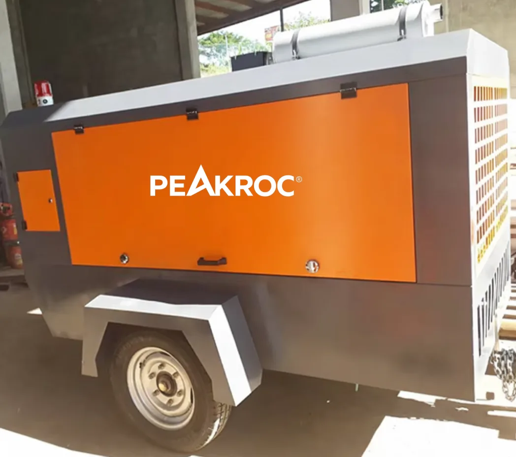13 m³/min 20 bar Portable Diesel Air Compressor for deep borehole drilling