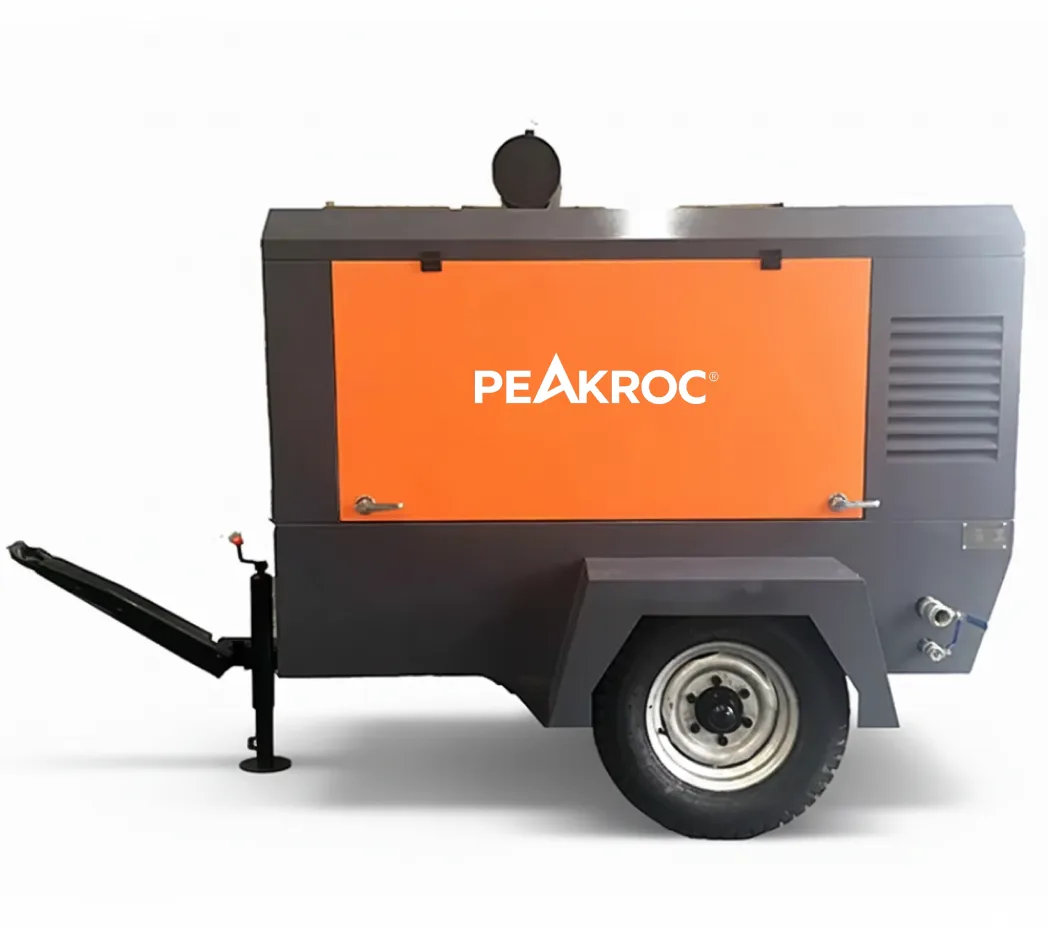 13 m³/min 20 bar Portable Diesel Air Compressor for deep borehole drilling