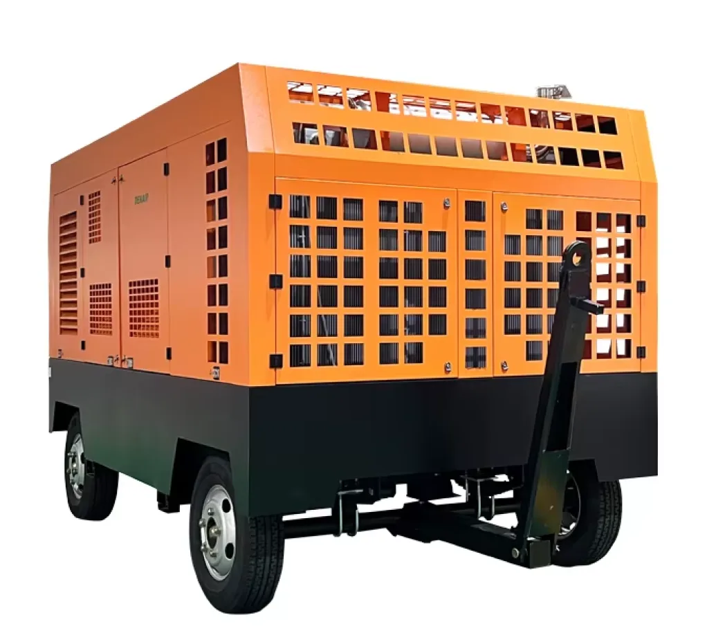 20 m³/min 13 bar Portable Diesel Air Compressor for Mining & Borehole Drilling