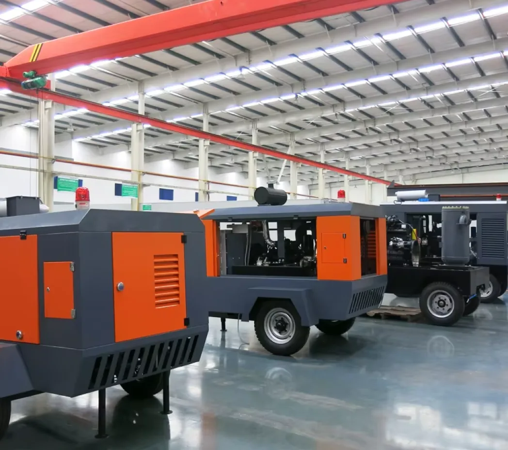 21 m³/min 10 bar Portable Diesel Air Compressor for Mining & Drilling