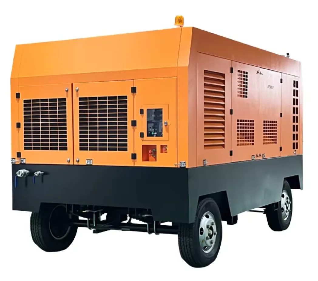 21 m³/min 10 bar Portable Diesel Air Compressor for Mining & Drilling
