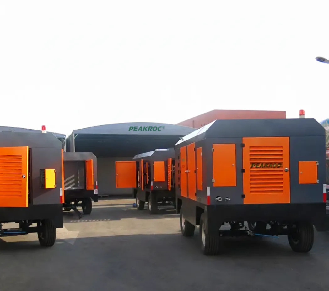 21 m³/min 14 bar Portable Diesel Air Compressor for Drilling & Mining
