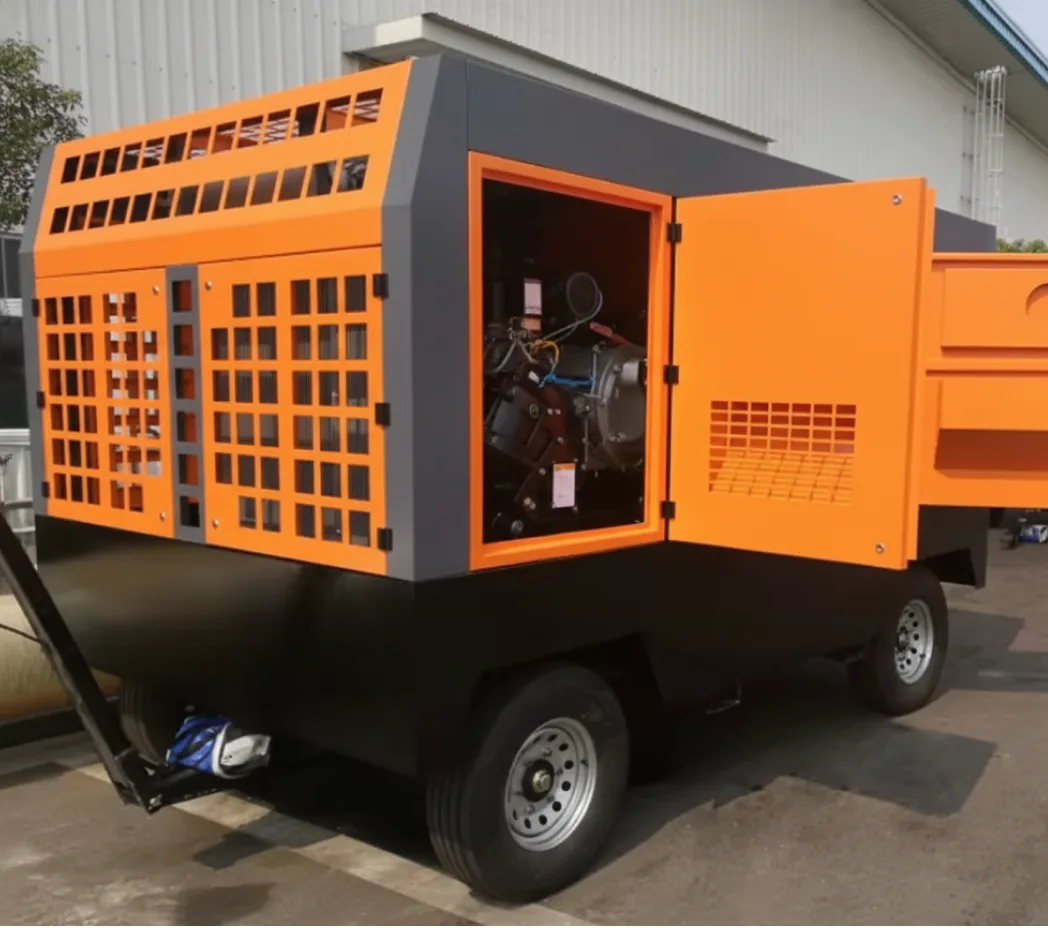 21 m³/min 14 bar Portable Diesel Air Compressor for Drilling & Mining