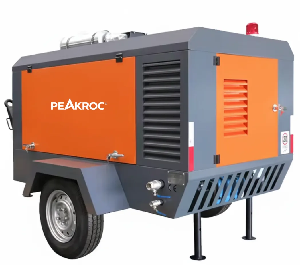 27 m³/min 10 bar Portable Diesel Air Compressor for Heavy Duty Applications