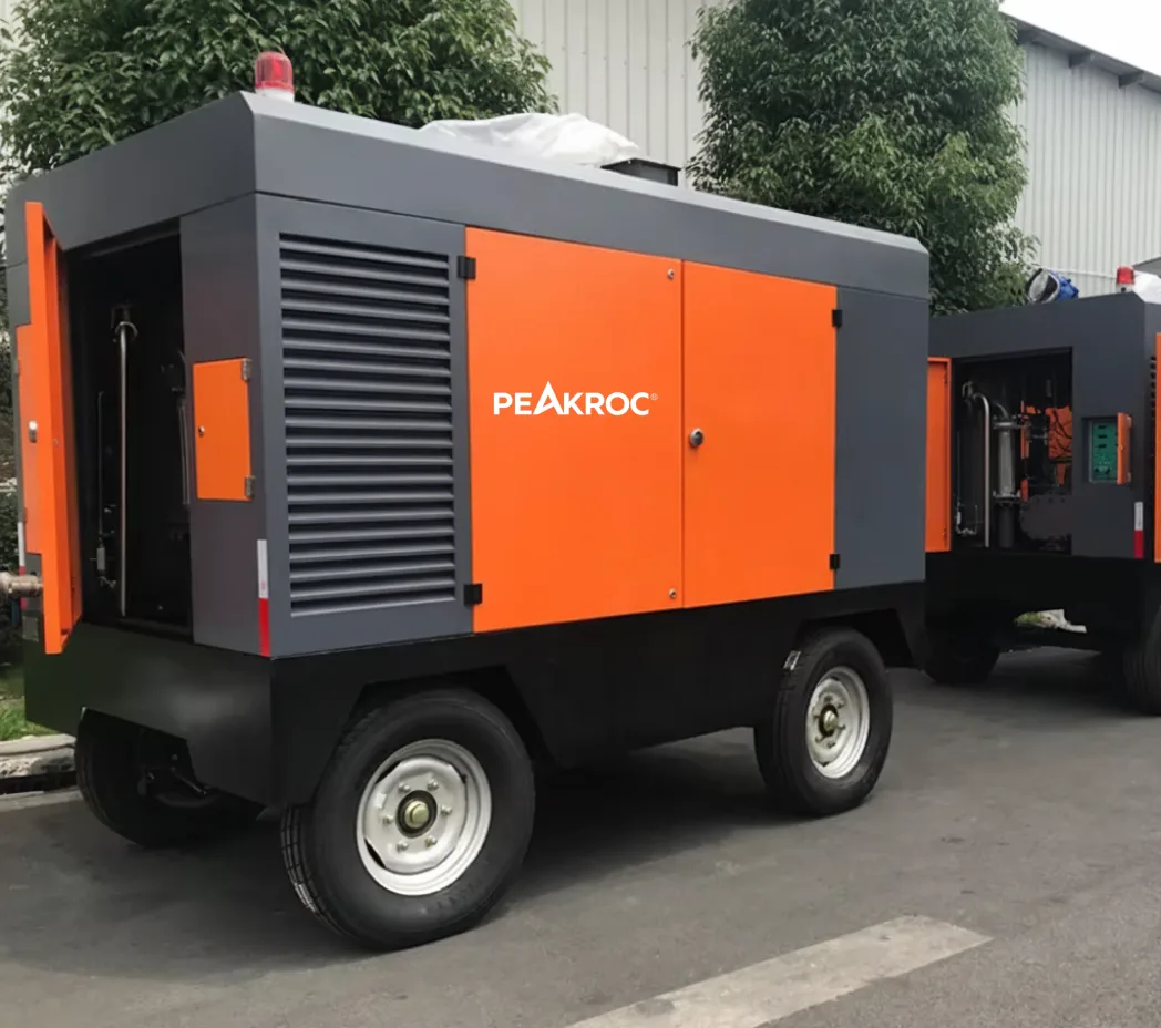 27 m³/min 12 bar Portable Diesel Air Compressor for Mining Industrial
