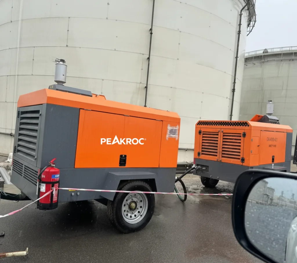 32 m³/min 10 bar Portable Diesel Air Compressor for Mining, Quarries & Large Drilling Projects