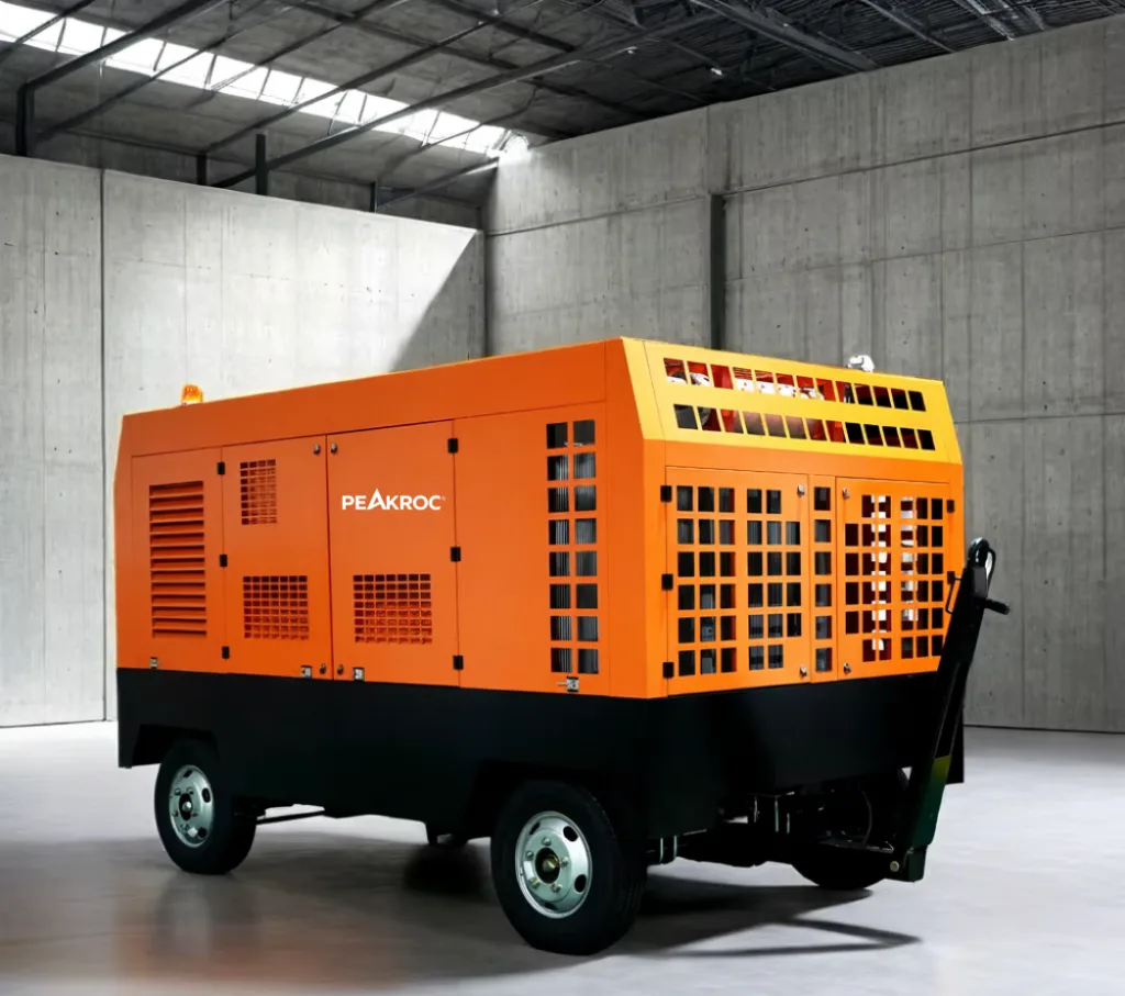 39 m³/min 25 bar Portable Diesel Air Compressor for Deep Drilling & Mining