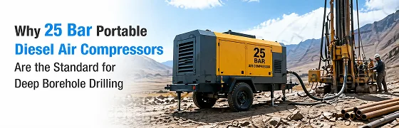 1. 25 Bar Air Compressor for Borewell Drilling: How to Match High-Pressure Air to Deep Hole Performance