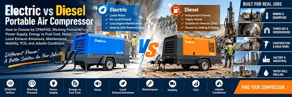 9.16-Electric vs Diesel Portable Air Compressor