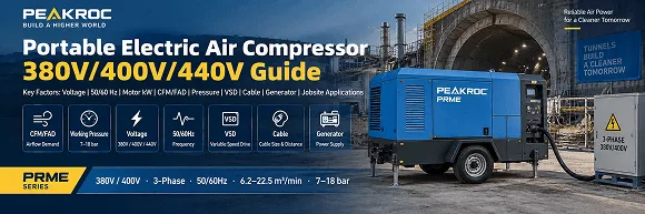9.18-Portable Electric Air Compressor 380V400V440V Guide
