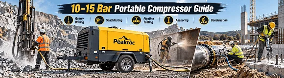 9.27-10–15 Bar 150–220 PSI Medium-Pressure Portable Air Compressor Guide