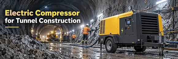 9.30-Portable Electric Air Compressor for Tunnel & Underground Construction